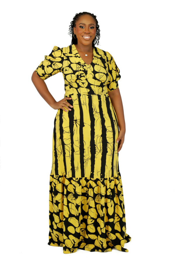 Amara Maxi Dress - Yellow