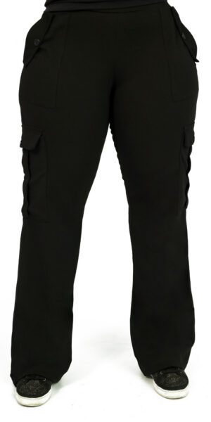 Olanna Cargo Trousers - Black