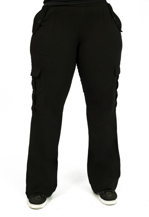 Olanna Cargo Trousers - Black