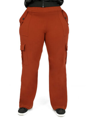 Olanna Cargo Trousers - Orange