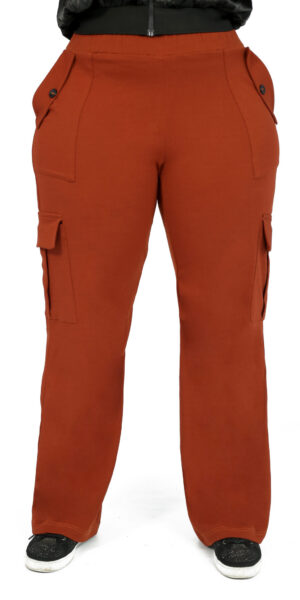 Olanna Cargo Trousers - Orange