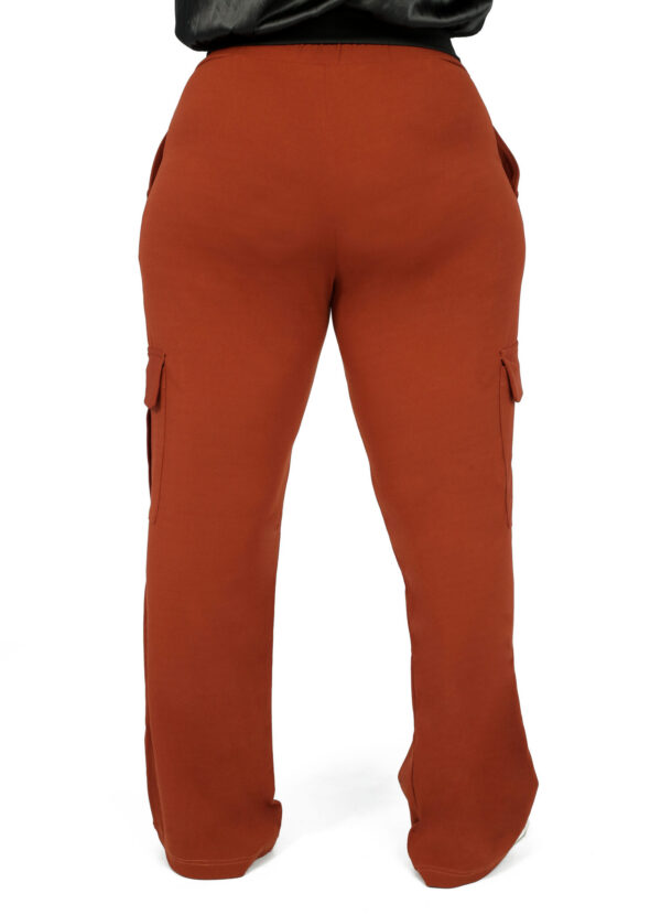 Olanna Cargo Trousers - Orange - Image 3