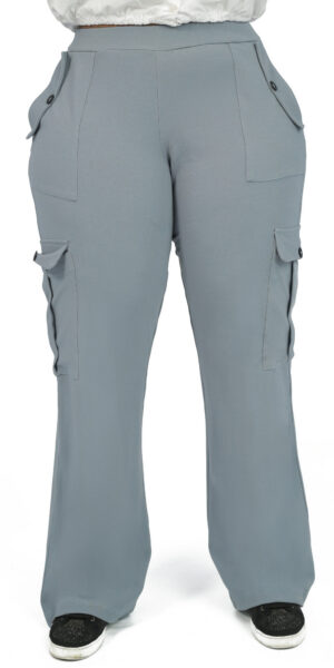Olanna Cargo Trousers - Powder Blue