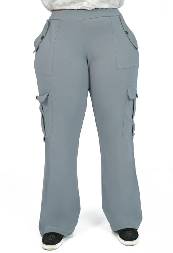 Olanna Cargo Trousers - Powder Blue