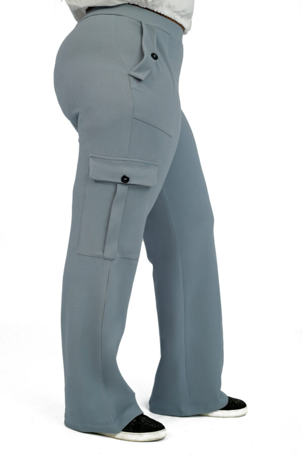 Olanna Cargo Trousers - Powder Blue - Image 2