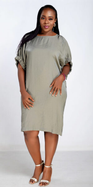 Shift Dress - Green