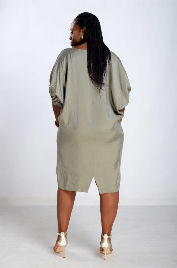 Shift Dress - Green - Image 3
