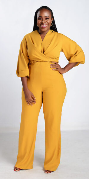 End of Discussion Jumpsuit - Yellow