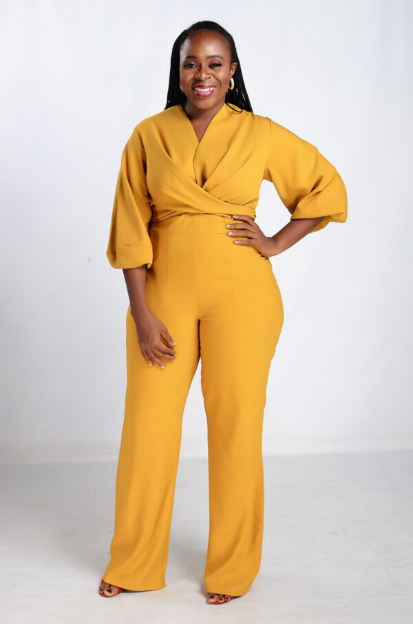 End of Discussion Jumpsuit - Yellow