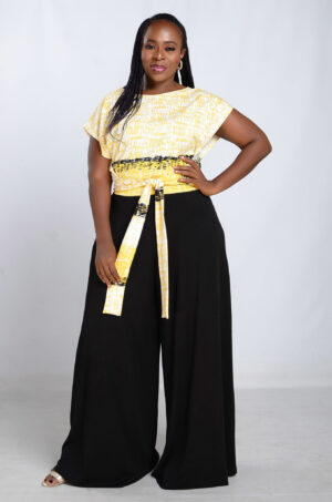 Kele Cullotes Set - Yellow and Black