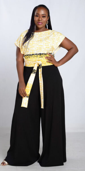 Kele Cullotes Set - Yellow and Black
