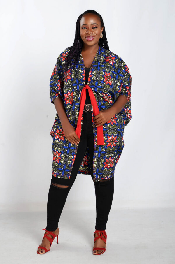 Kimono Jacket - Red - Image 2