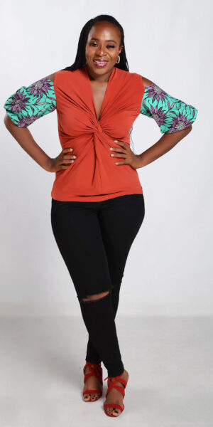 Twist Top - Orange