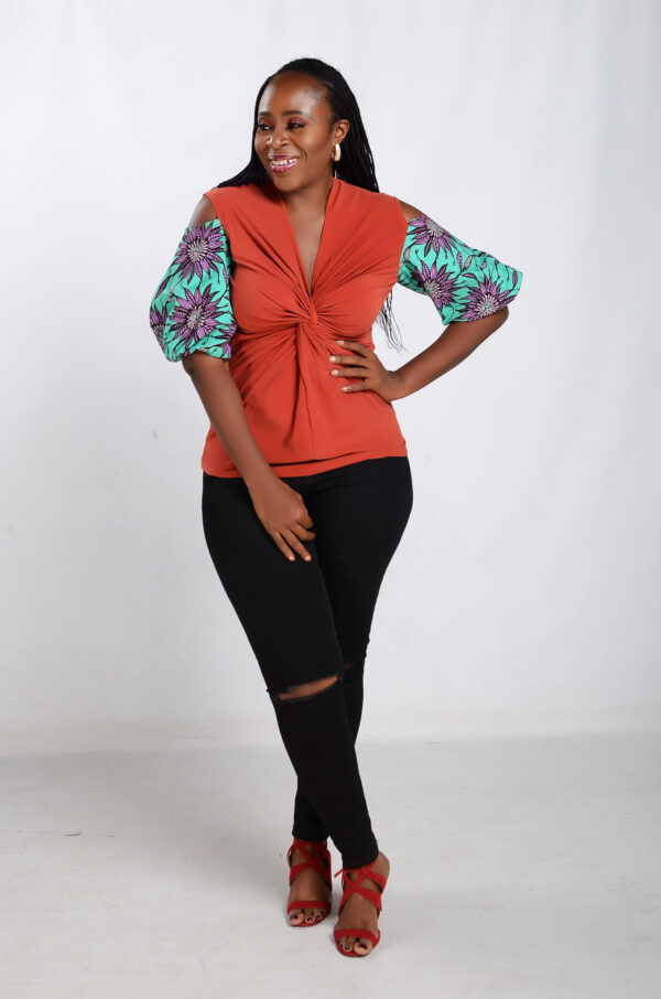 Twist Top - Orange - Image 2