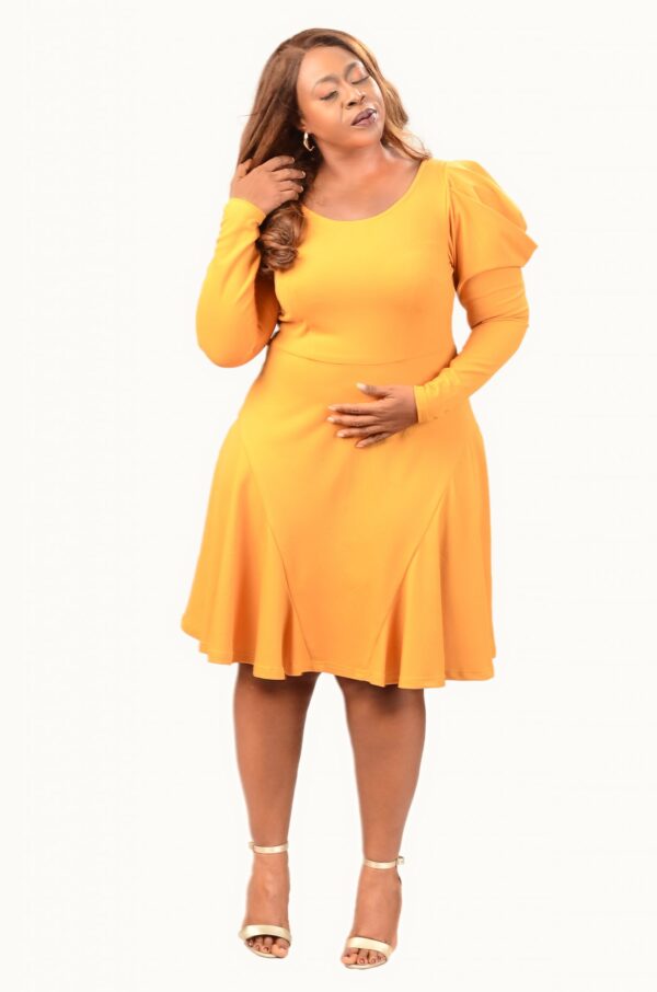 Lisa Dress - Yellow - Image 3