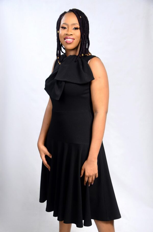 Bowzy Dress - Black - Image 2