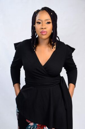 Arabian Wrap Top - Black