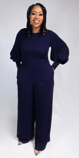 Daisy Cullotes Jumpsuit -  Blue