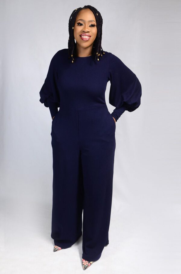 Daisy Cullotes Jumpsuit -  Blue