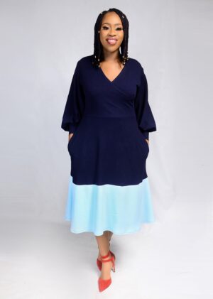 Nina Dress - Blue