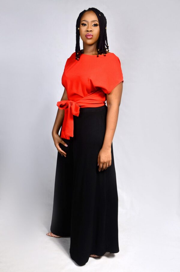 Kele Cullotes Set - Red - Image 2