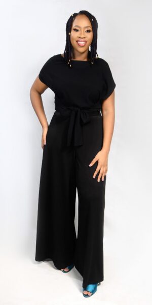 Kele Culottes Set - Black