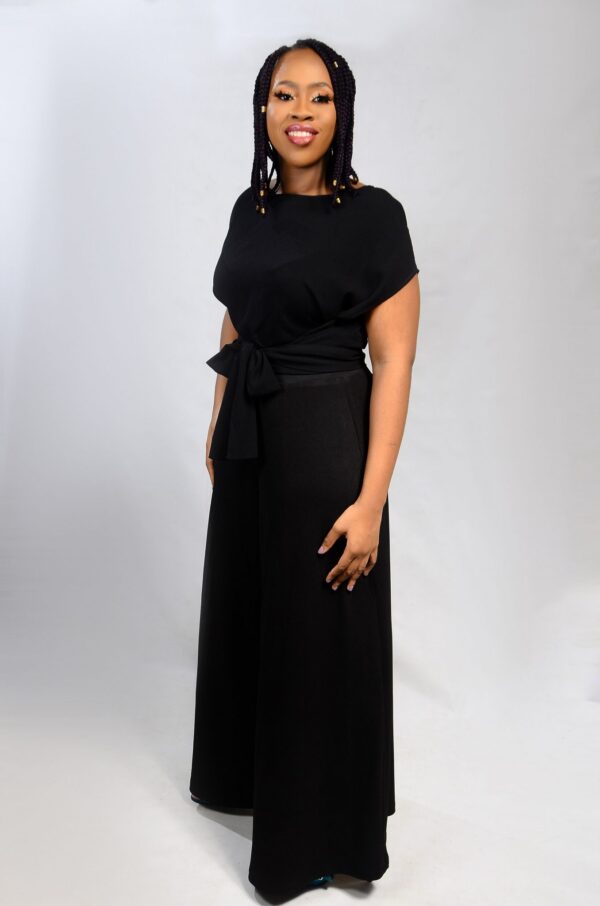 Kele Culottes Set - Black - Image 2